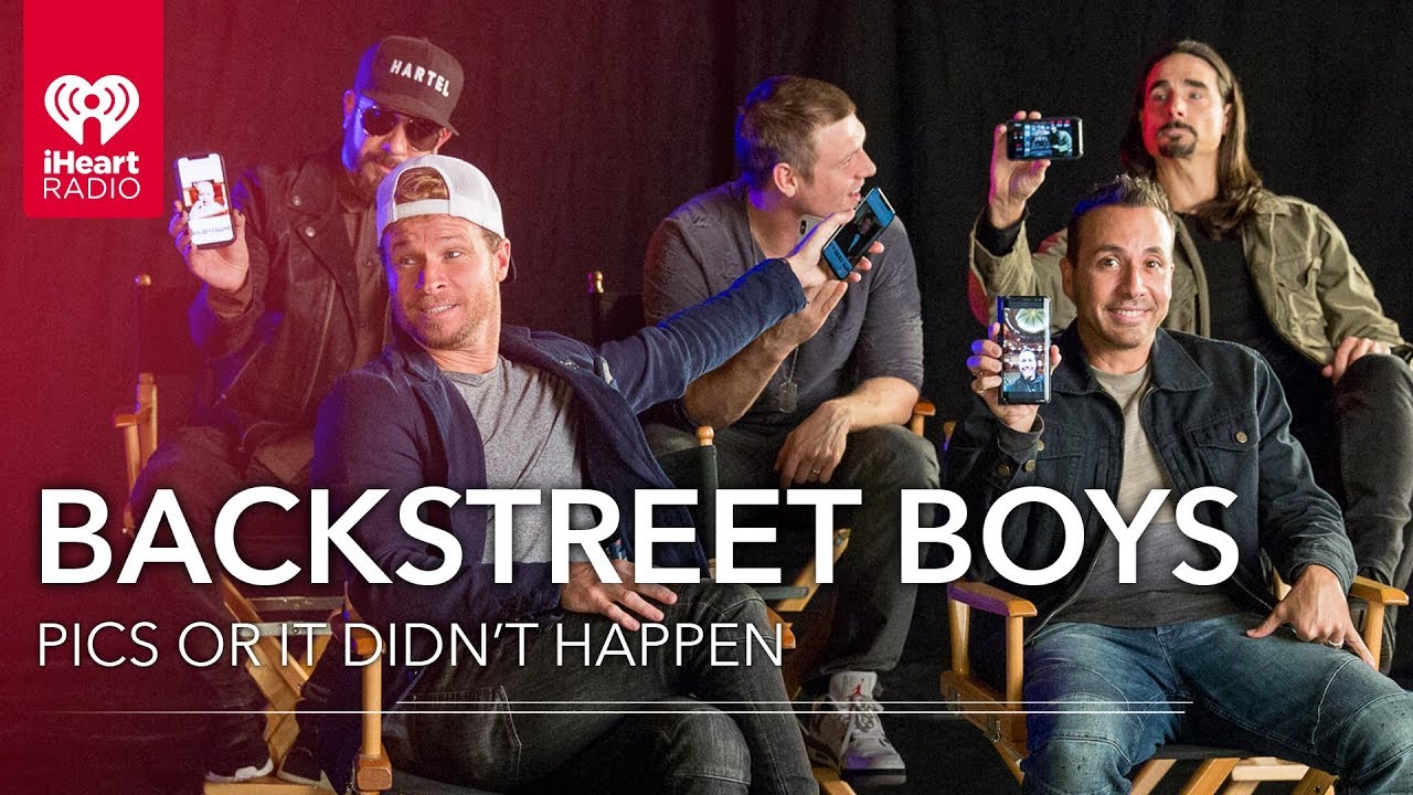 Backstreet Boys Show Off Personal Photos From Their Phone! | Pics Or It Didn't Happen