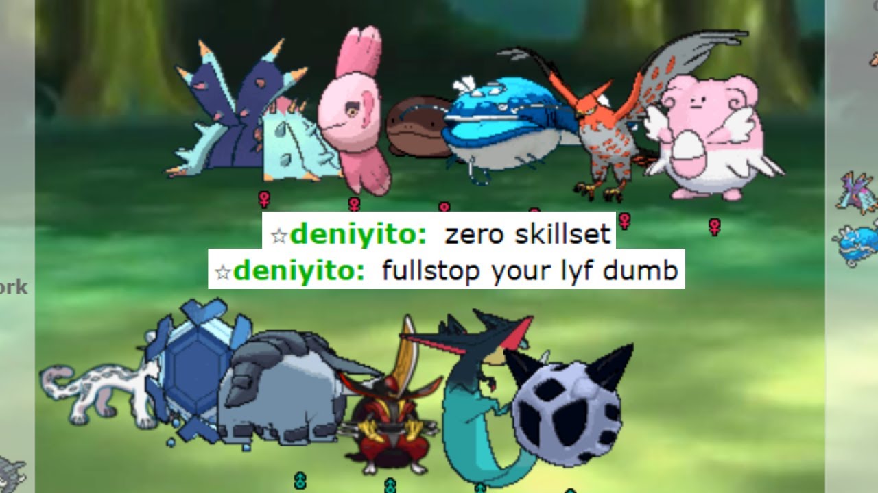WHEN YOU TROLL A STALL WITH FULL OHKO MOVES TEAM ON POKEMON SHOWDOWN !!