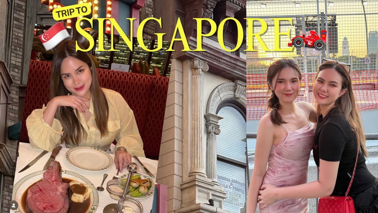 Singapore4วัน3คืน:ดูF1,พิกัดร้านอาหาร,Universal🏎️🌍| Lily nawiya