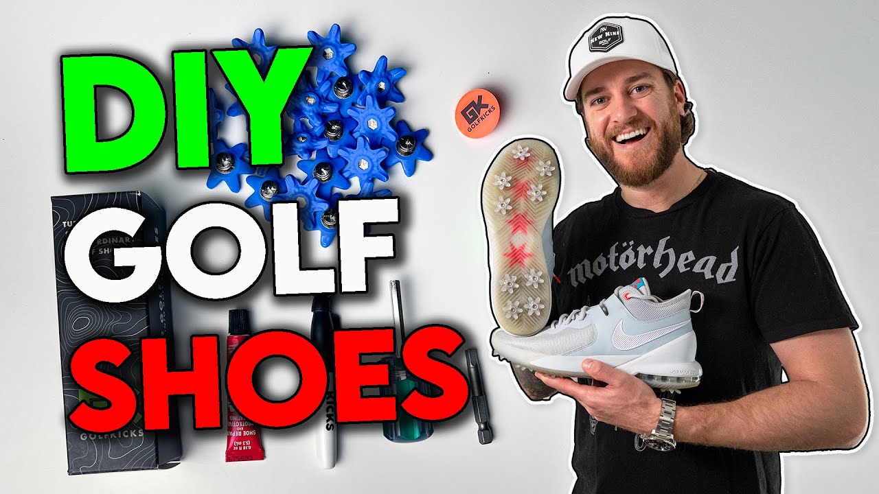 Как сделать из любой обуви обувь для гольфа | Обзор GOLFKICKS |