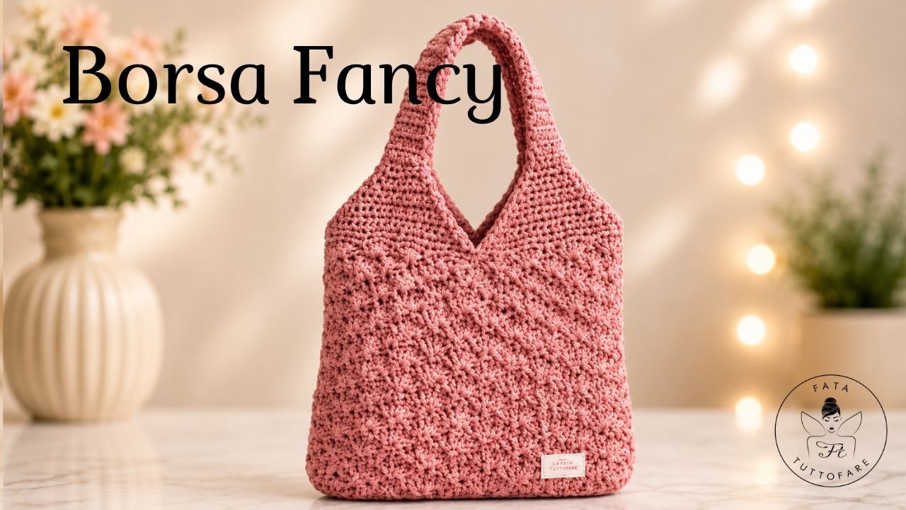 TUTORIAL:borsa Fancy/ punto ventaglio/fondo ovale***lafatatuttofare***