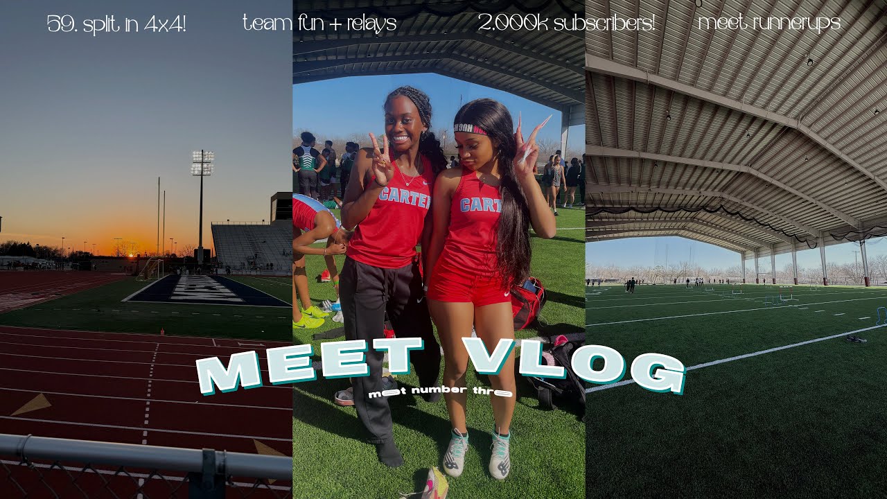 meet vlog: races + team fun!
