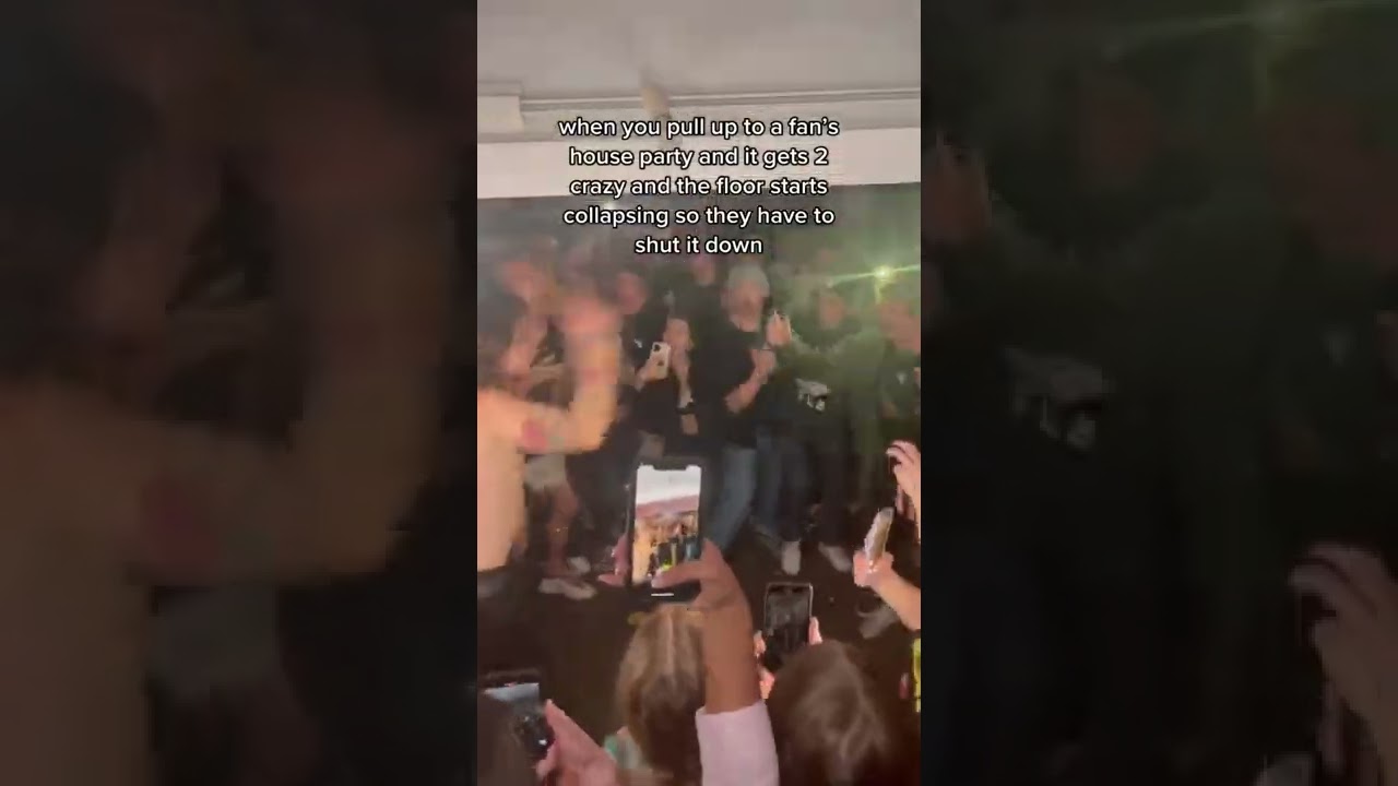 house party goes wrong when the floor collapses