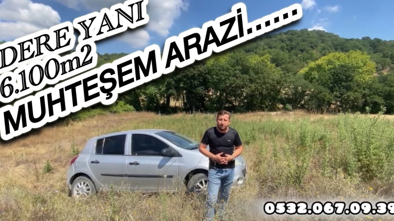 DERE YANI-6.100m2-MUHTEŞEM ARAZİ İLEÇEYE 6 km