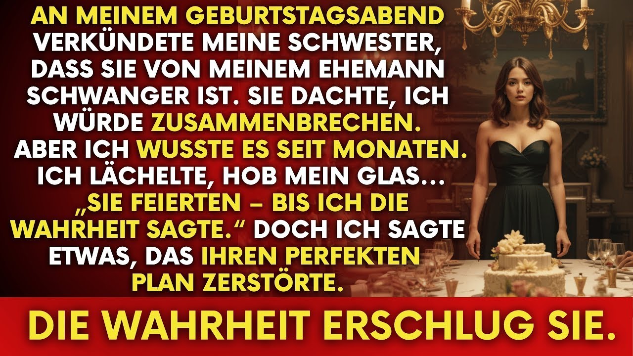 „An meinem Geburtstag verrieten mich mein Mann und meine Schwester – doch ich ließ sie erst feiern
