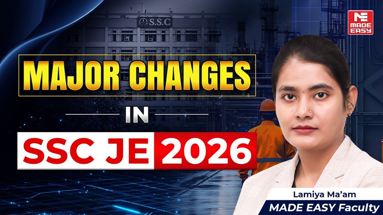 SSC JE 2026 Big Update | Paper 2 Now Decides Your Rank | Major Changes Explained!