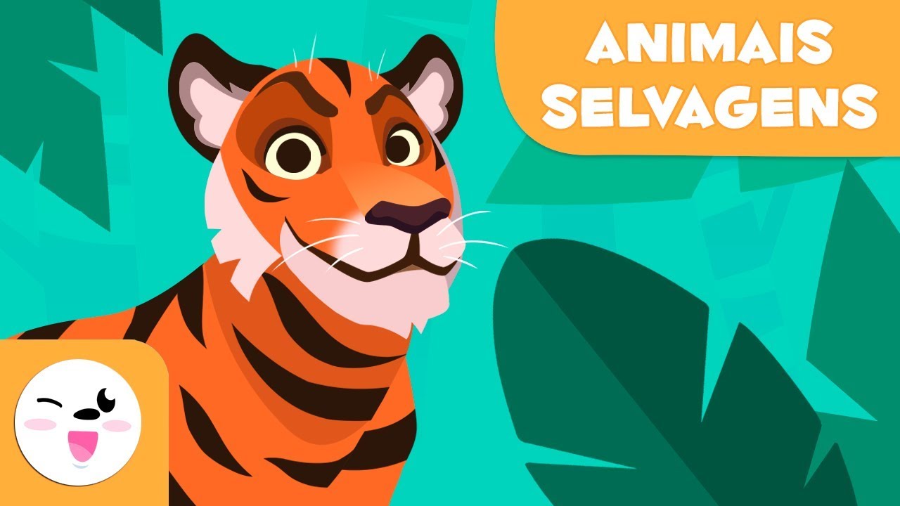Animais selvagens para crianças - Vocabulário para crianças