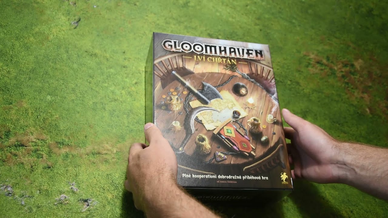 Gloomhaven - Lví chřtán (Unboxing/Porovnání s Gloomhaven)