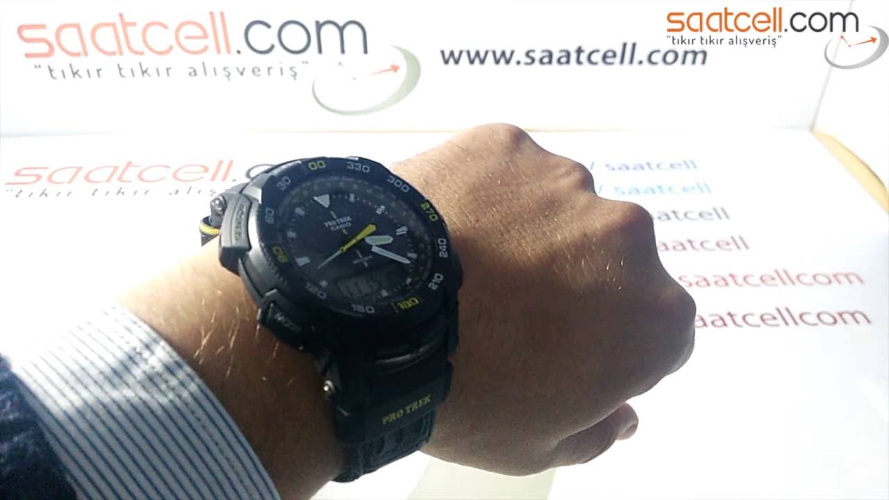 Casio Protrek PRG-550G-1DR kol saati inceleme ayarlama