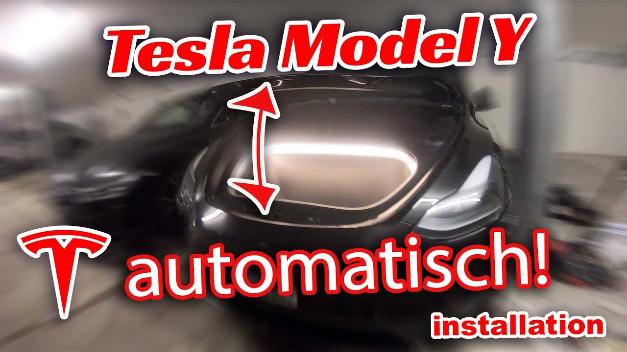 Hansshow Coupon - Installationsanleitung - Power Frunk für Tesla Model Y