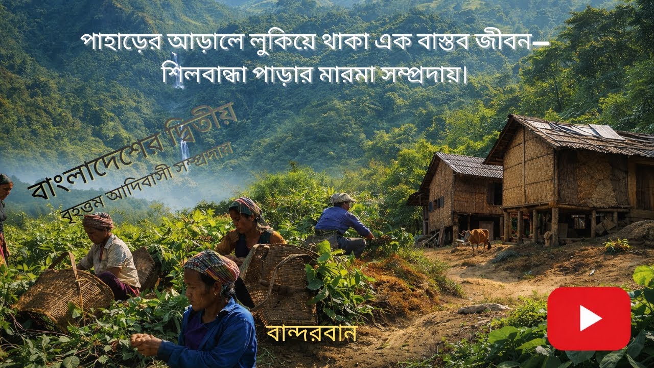 বান্দরবান শিলবান্ধা পাড়া ॥মারমা সম্প্রদায়ের বাস্তব জীবন