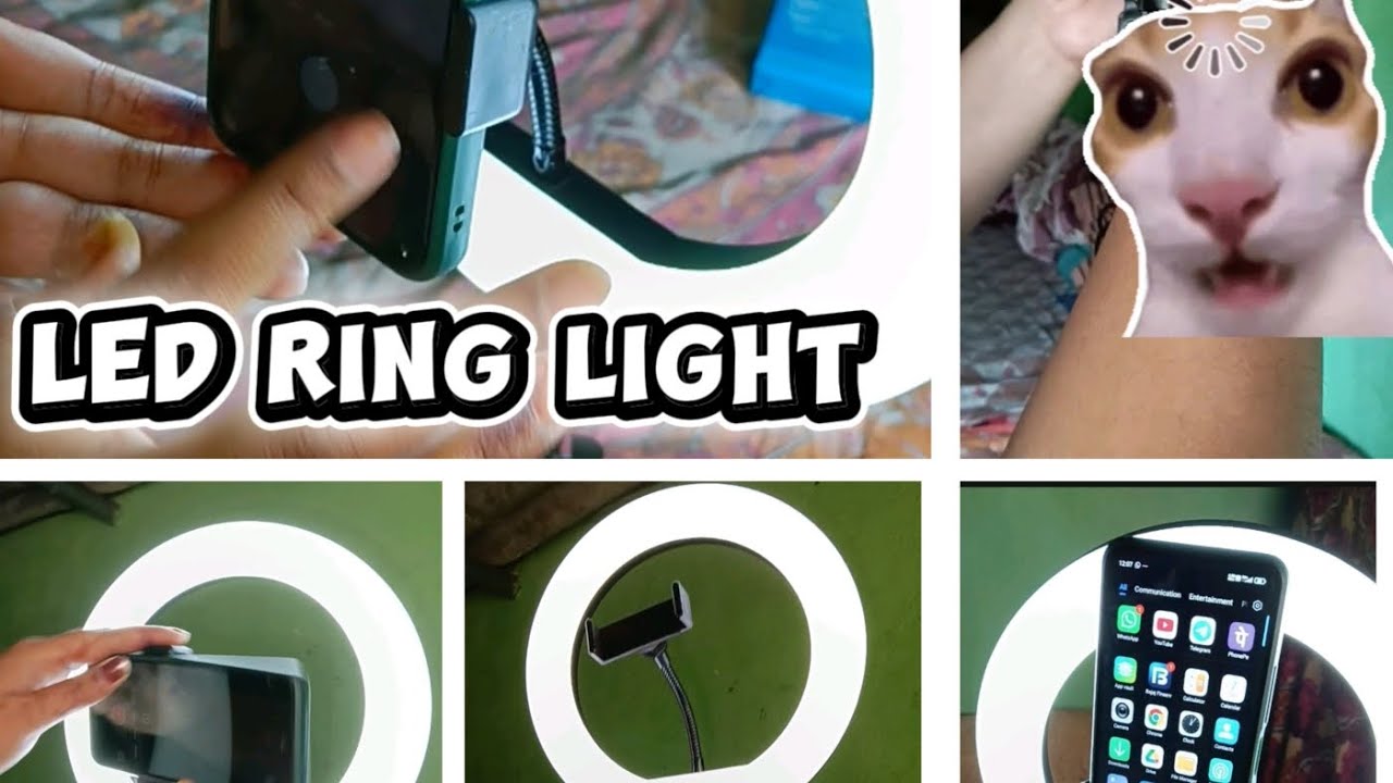 Budget friendly beginners ring light for videos and photos..ring light assemble..#trendingvideo#reel