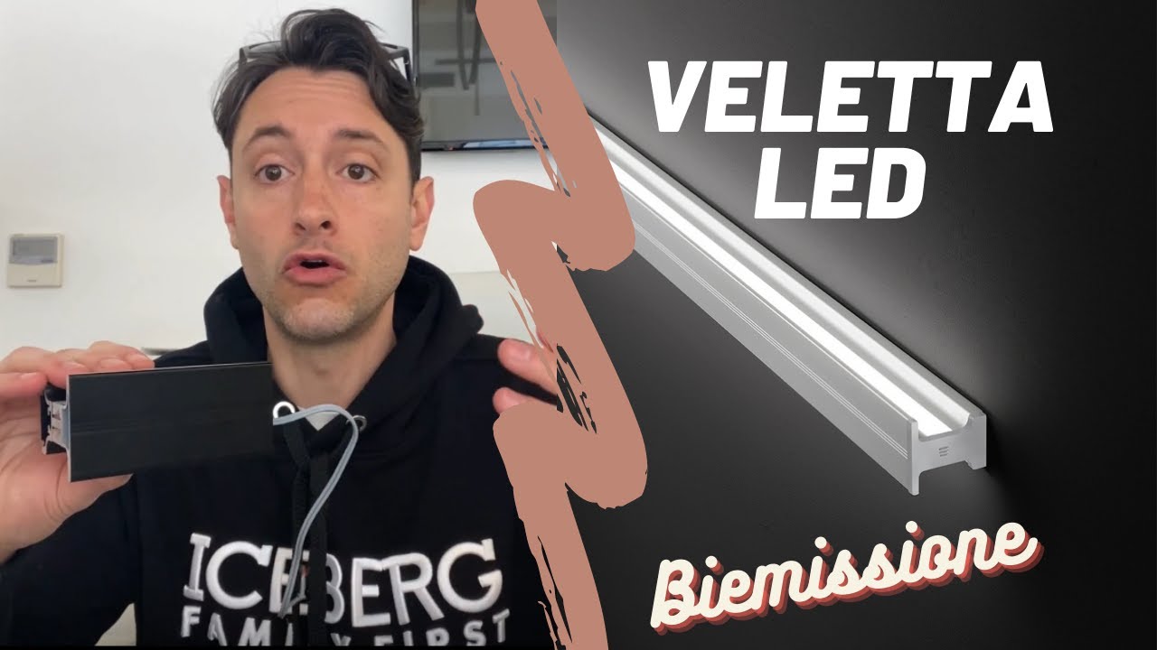 Veletta Led Biemissione | PROFILI ALLUMINIO PER LED