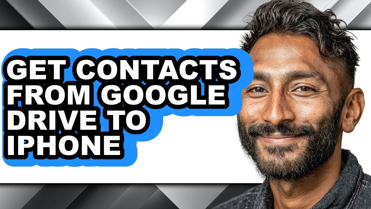 How to Get Contacts from Google Drive to Iphone (only Way)