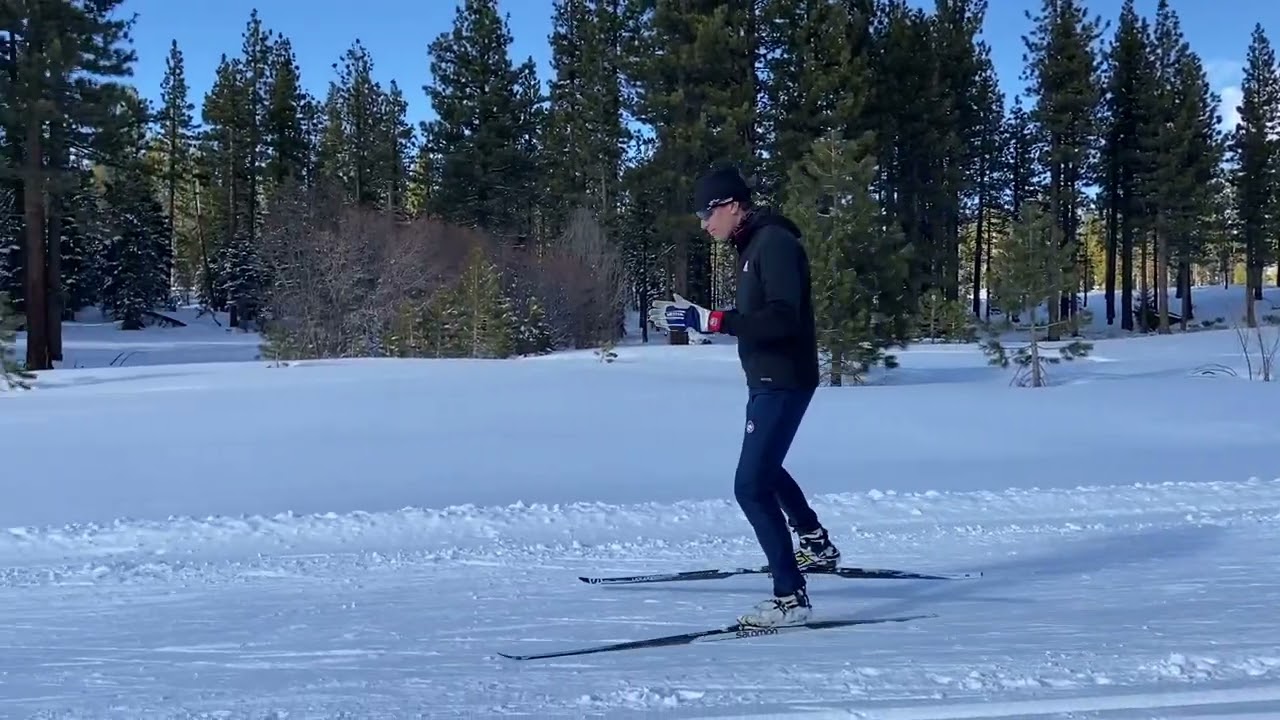 On-foot vs. On-Snow Skate Skiing Drills for Cross-Country Skiing