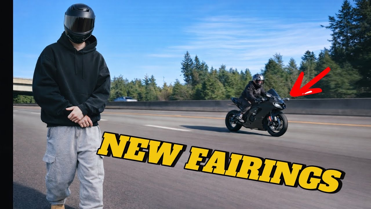 FIXING MY BROKEN ZX10R (FULL MONSTER FAIRINGS KIT)