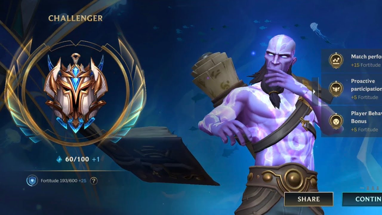 Wild Rift : Challenger player