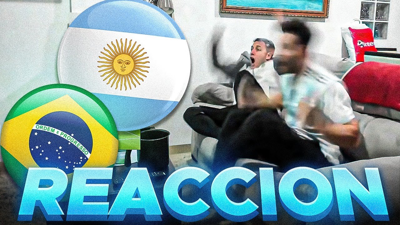 REACCION ARGENTINA VS BRASIL LA FINAL
