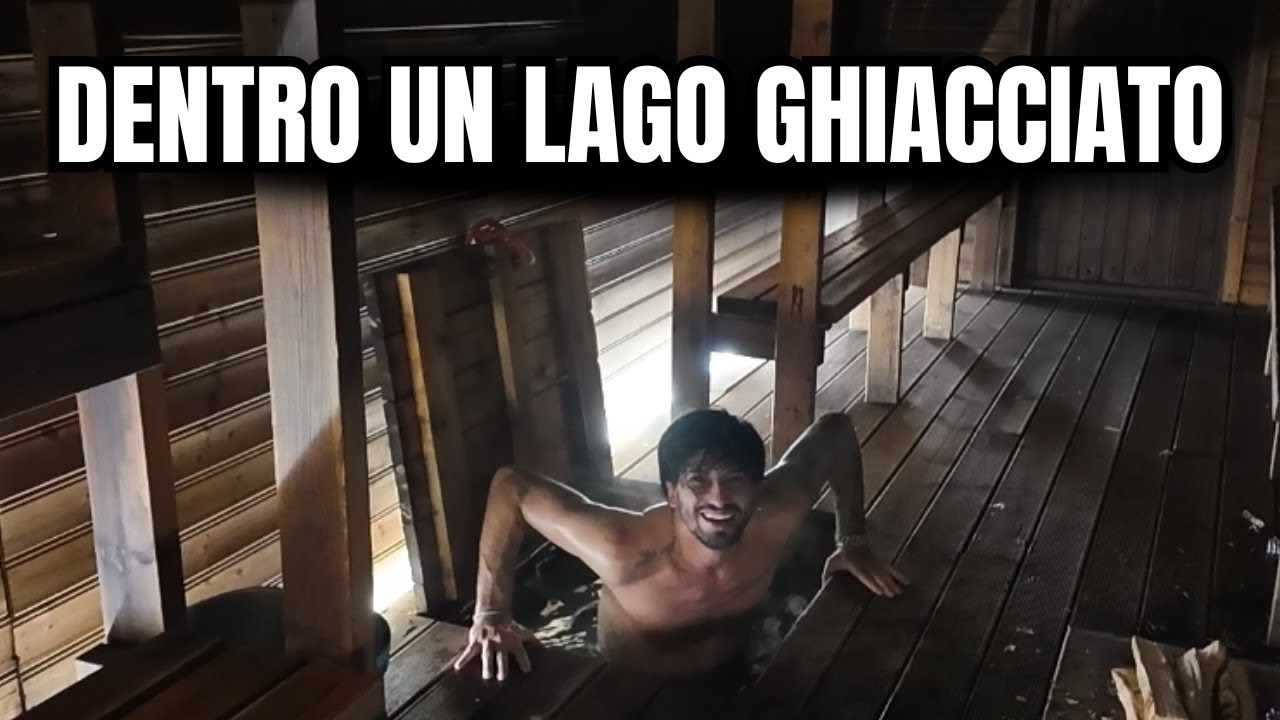 Mi sono immerso in un lago ghiacciato oltre il Circolo Polare Artico