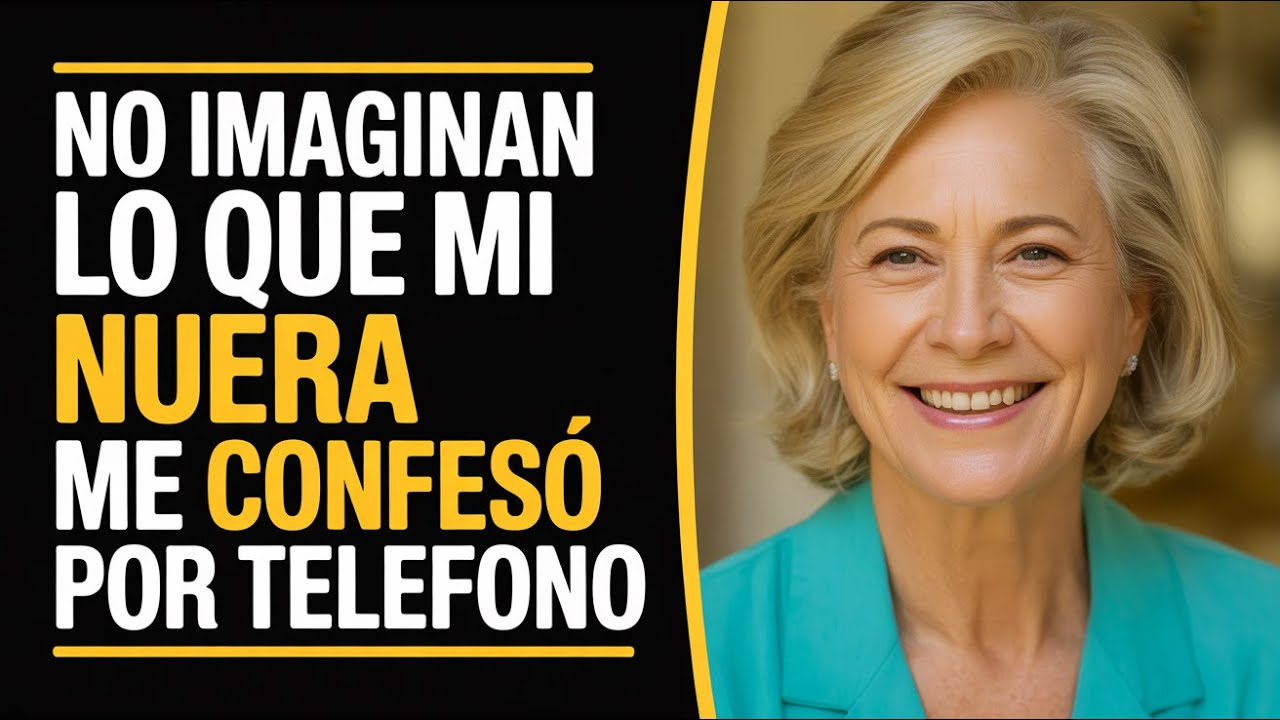 REVELADO: Lo INCREÍBLE que escuché de mi nuera tras una SORPRENDENTE llamada que me TRANSFORMÓ