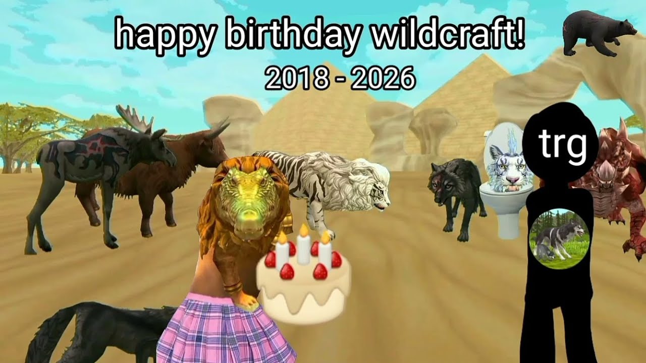 Happy birthday wildcraft! 2026 wildcraft 8 year anniversary 😘😘😘😘😘💐🎉