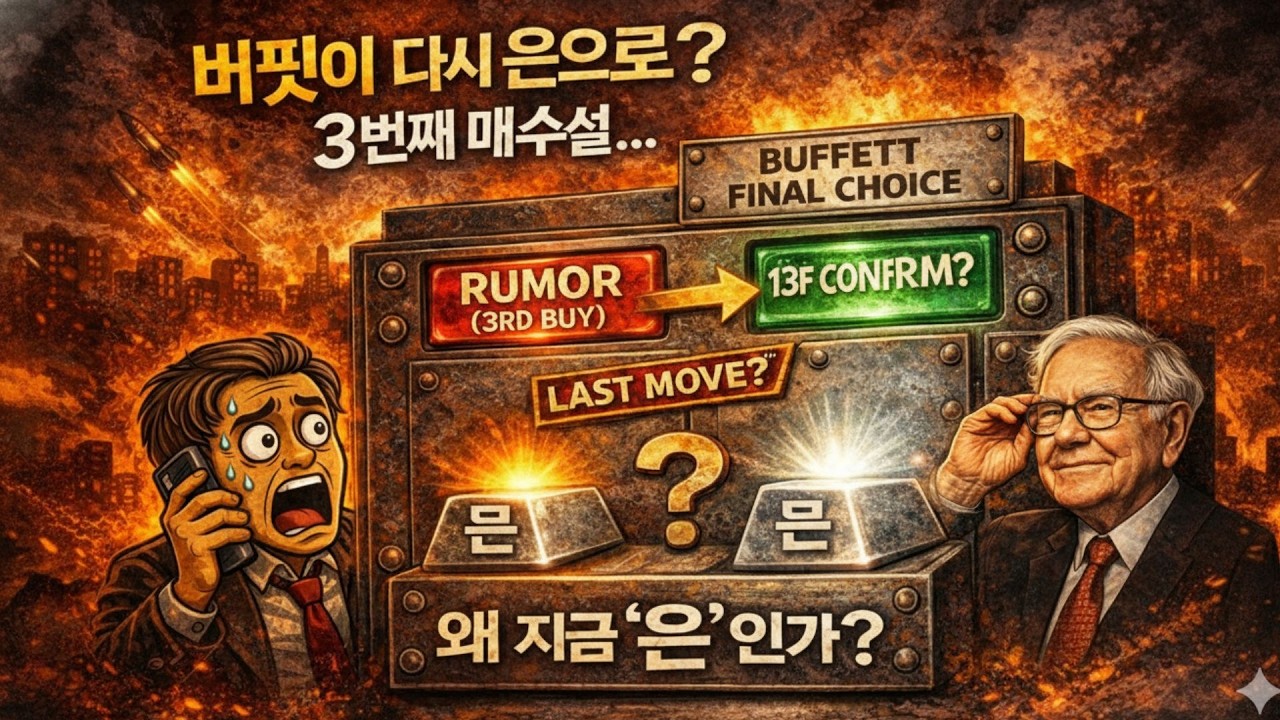 버핏이 다시 은으로 돌아왔다” 3번째 매수설… 은퇴 전 마지막 한 방 [왜 지금 은인가의 진실]