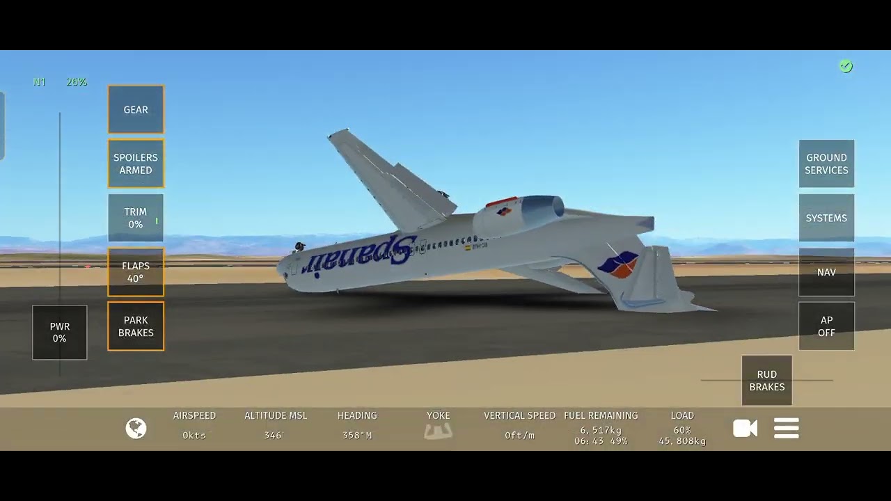 My Infinite flight game crashed!! 😭😔 