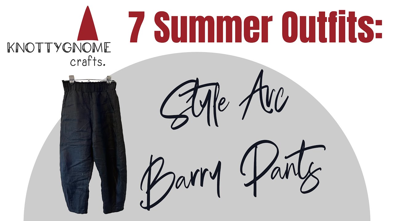 Обзор плетеных брюк Style Arc Barry: 7 образов для лета Plus