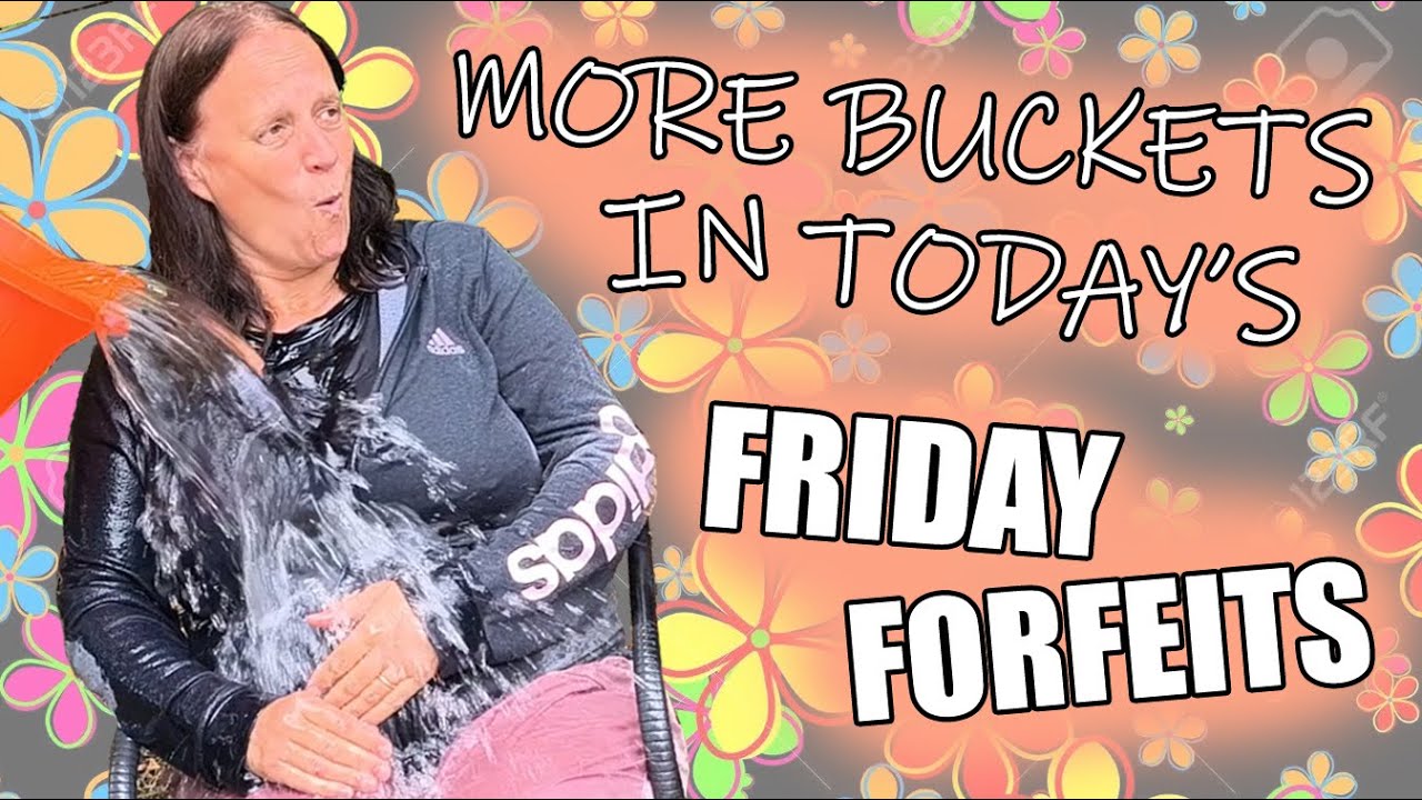 Bottle Flip challenge gets Vicki soaked again! FRIDAY FORFEITS