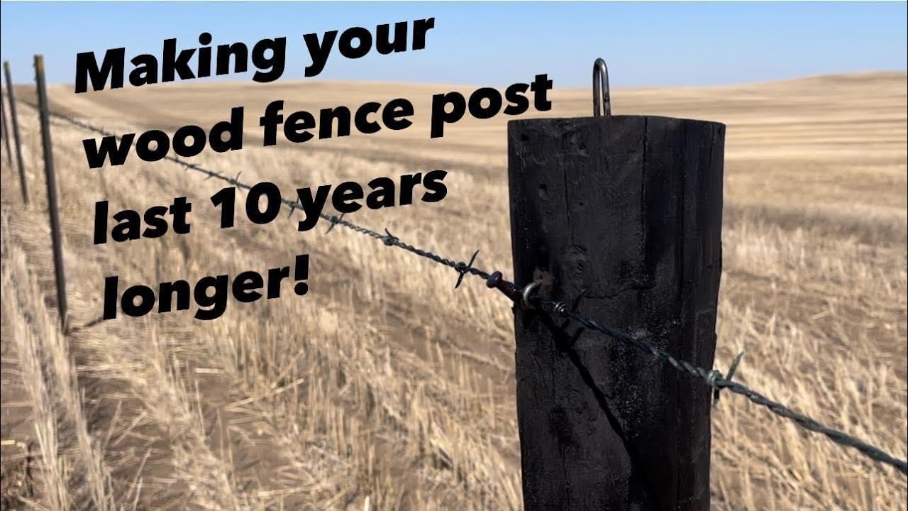 Make your wood fence ￼post last longer .￼