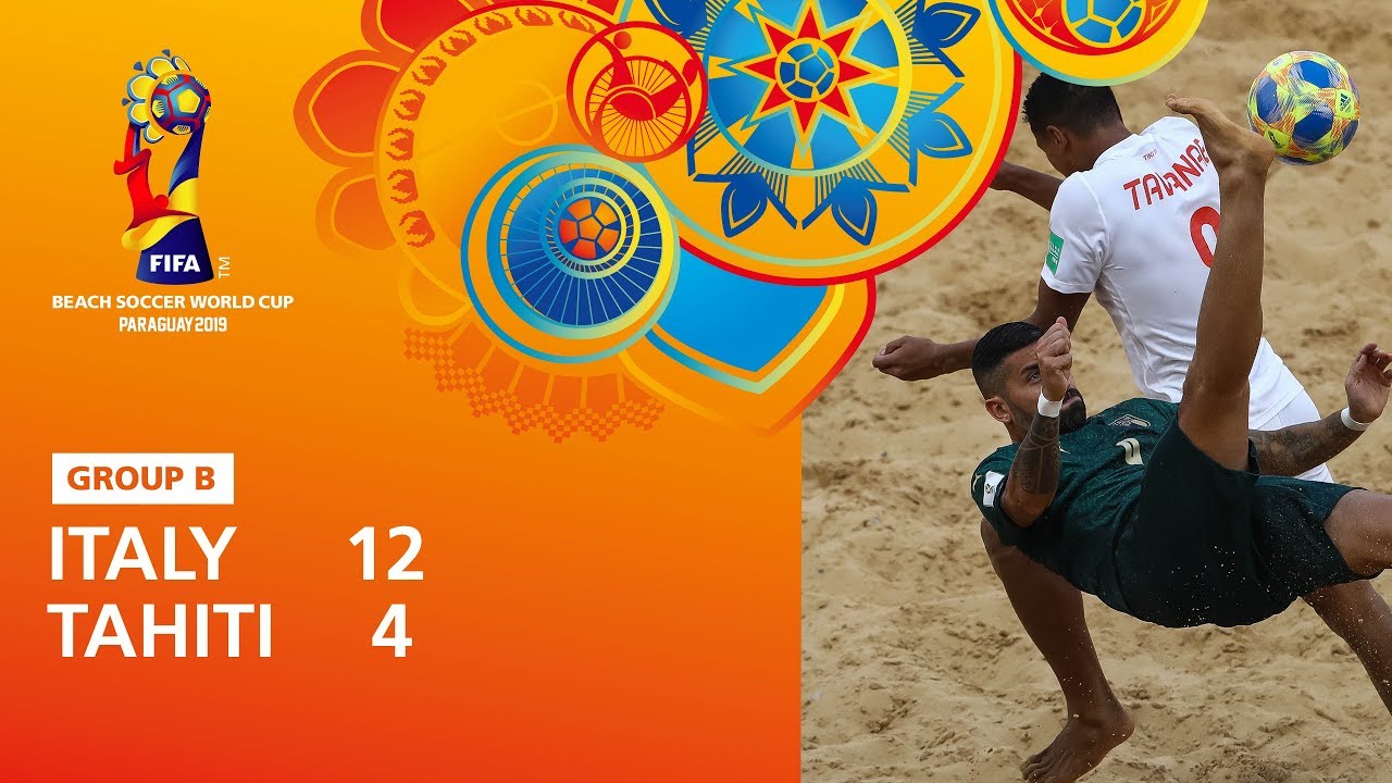 Italy v Tahiti | FIFA Beach Soccer World Cup 2019 | Match Highlights