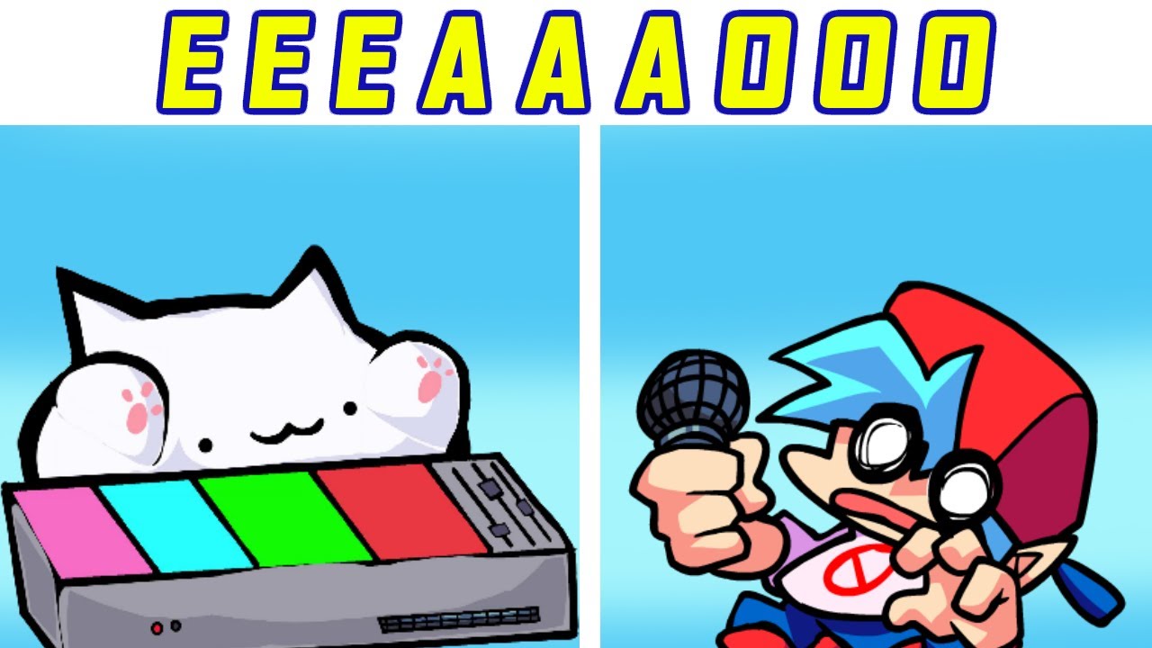 Friday Night Funkin' VS Bongo Cat EEEAAAOOO (FNF Mod/Hard) Friday Night Bongoin'