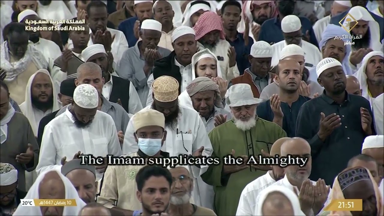 دعاء الشيخ د. ⁧بدر التركي⁩ من المسجد الحرام بـ ⁧مكة المكرمة 10 رمضان 1447هـ