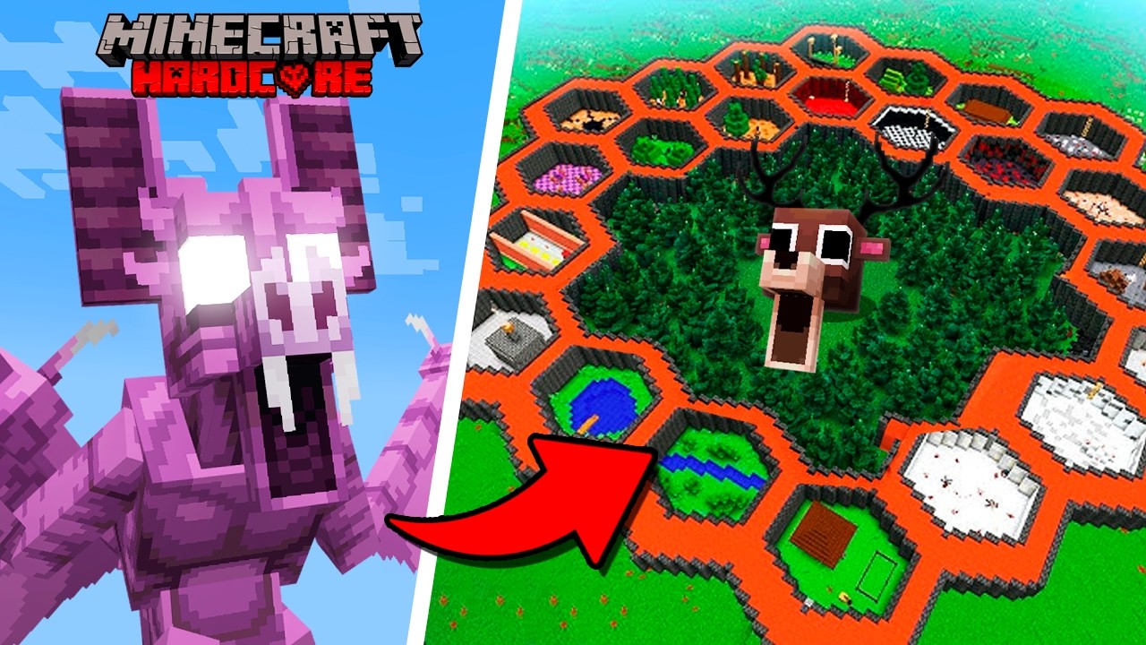ATRAPÉ TODAS las CRIATURAS de 99 NOCHES en el BOSQUE en Minecraft