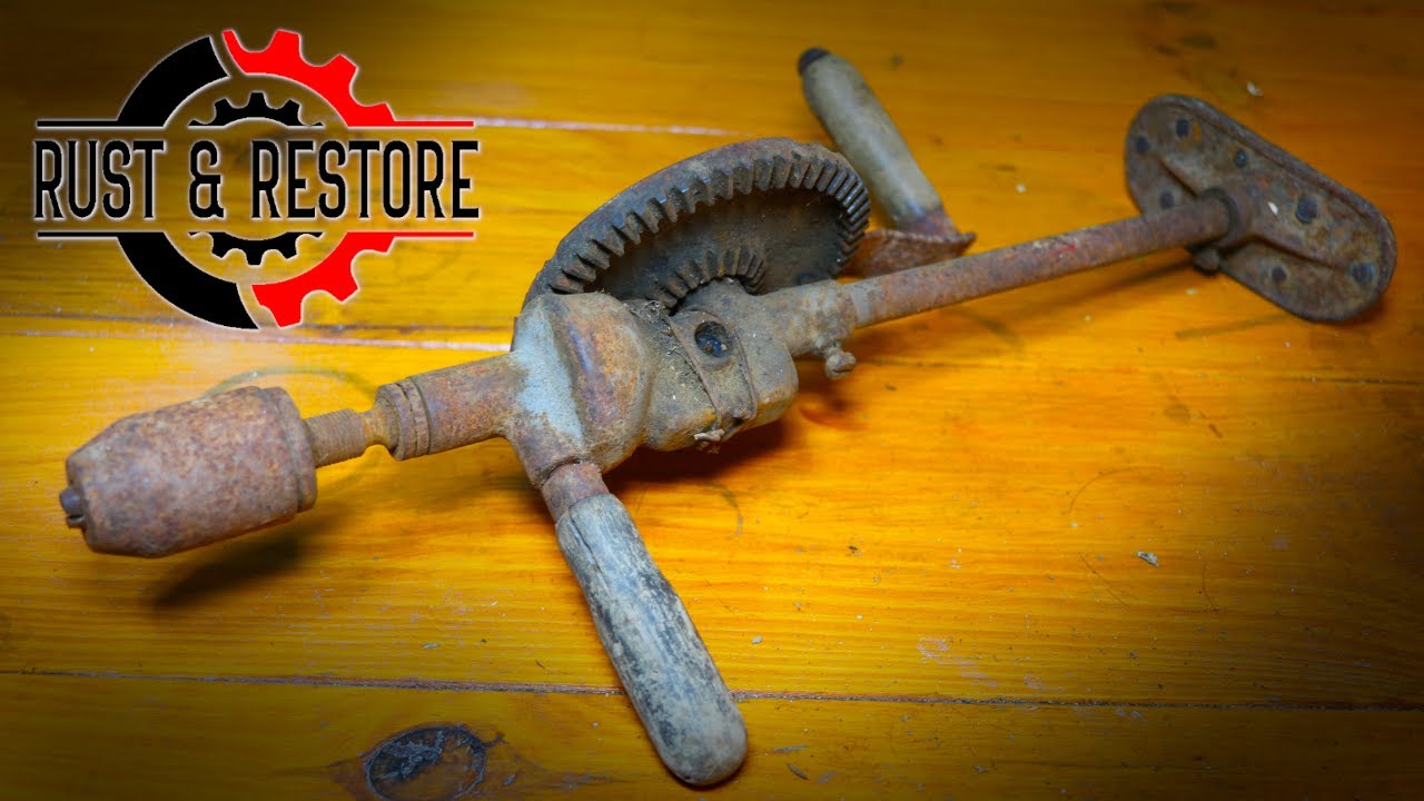 Rusty old Drill Restoration [ASMR]