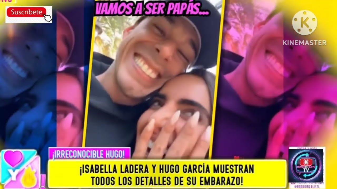 ¡Isabella Ladera y Hugo García muestran los detalles de su embarazo!