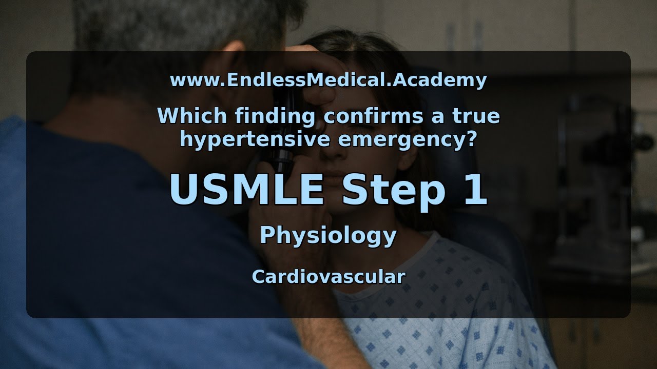 Cardiovascular, Physiology, USMLE Step 1 - Full Vignette with Extended Explanations