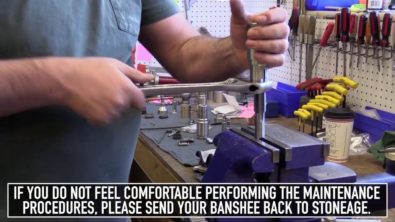 StoneAge® Banshee Maintenance: Nozzles up to 22k psi (1500 bar)