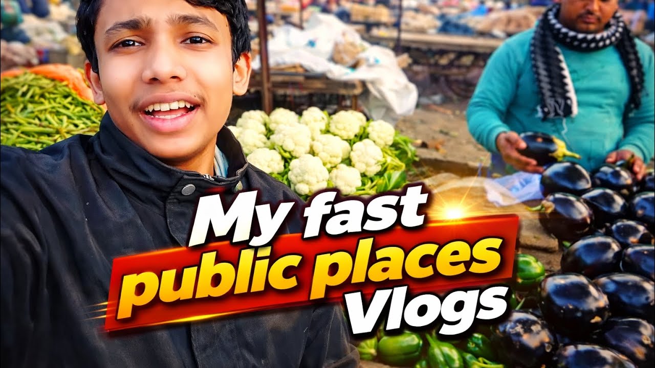MY fast public places Vlogs 😱 ? 
