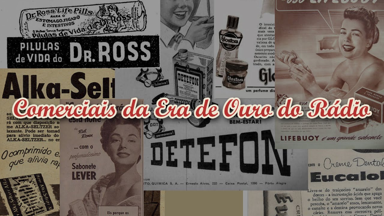 A Era de Ouro do Rádio: Comerciais e Jingles Famosos dos Anos 40.