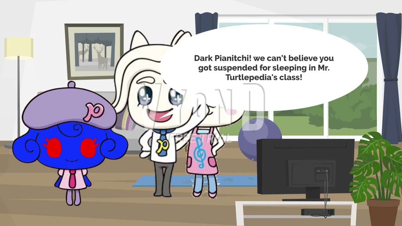 Dark Pianitchi Sleeps In Mr  Turtlepedia's Class/Grounded
