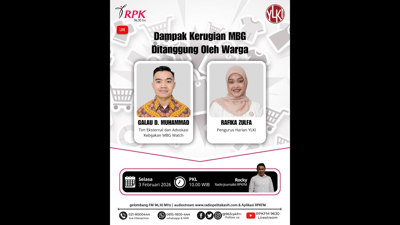 DAMPAK KERUGIAN MBG DITANGGUNG OLEH WARGA | YLKI | GOOD MORNING | SELASA, 03/02/2026