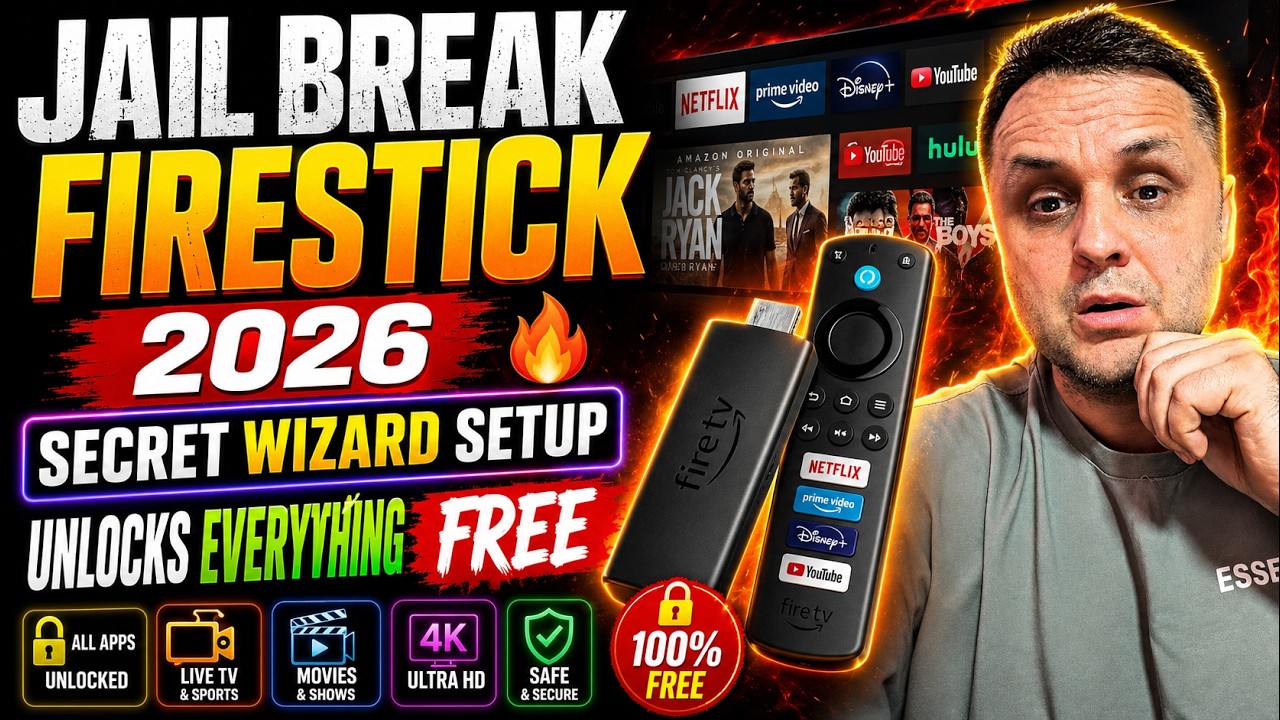 JAILBREAK FIRESTICK 2026 🔥 Secret Wizard Setup Unlocks EVERYTHING FREE