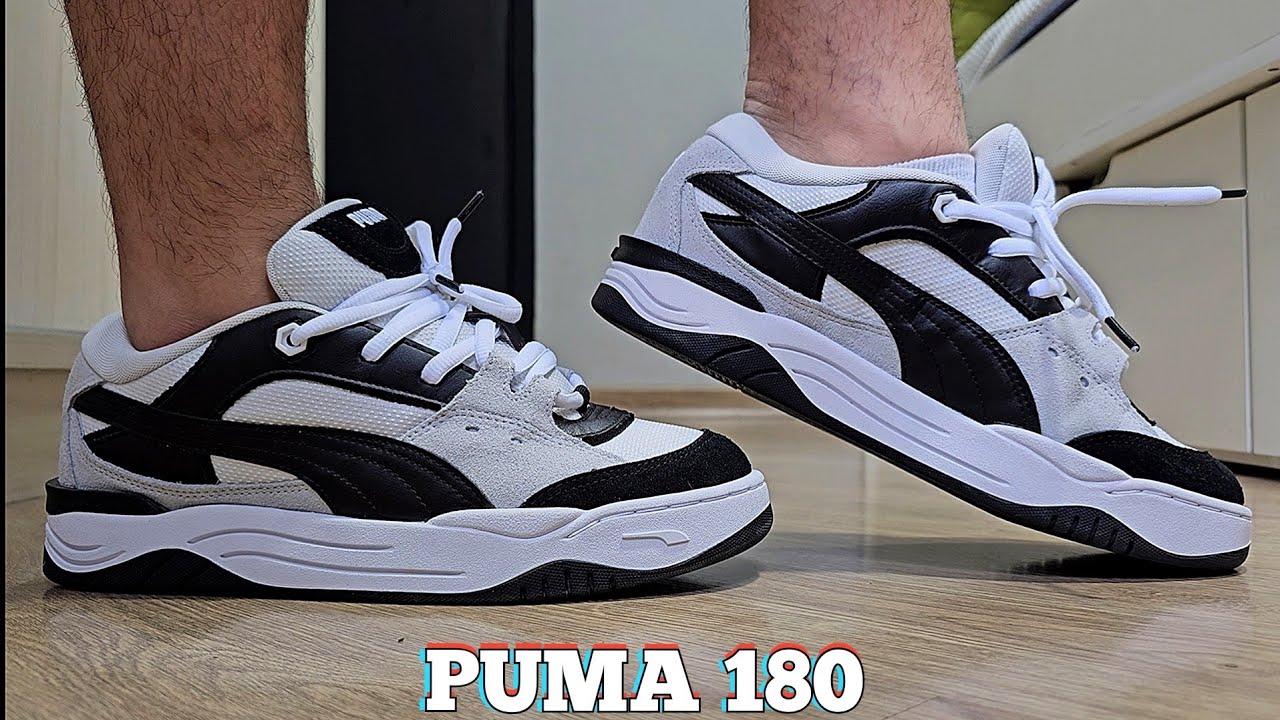 Review Do Tênis Puma 180 Preto | Demonstração No Pé | On Feet | Tênis Casual/Dia a Dia
