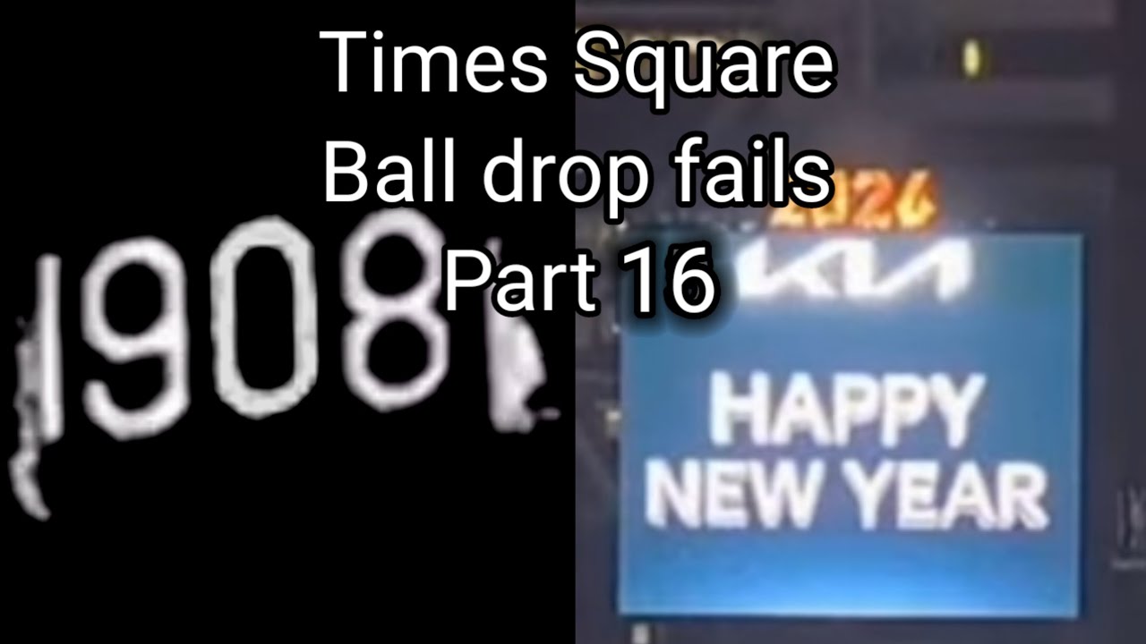 Times square ball drop fails part 16