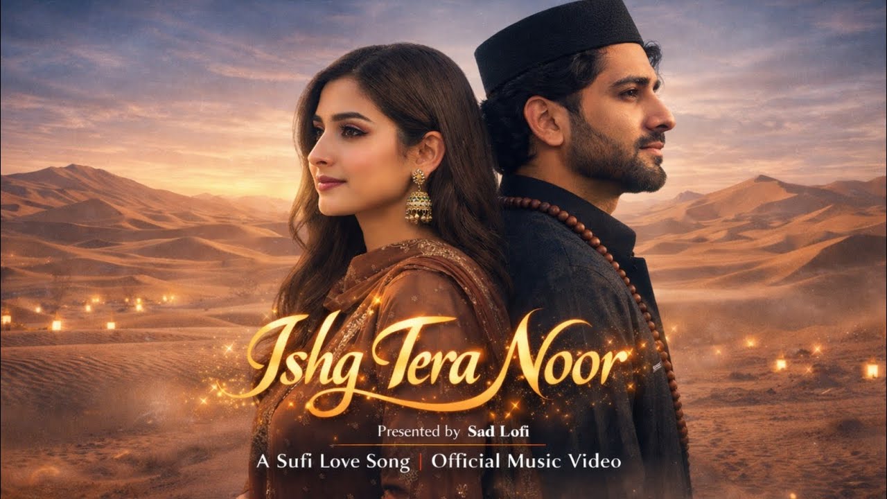 Ishq Tera Noor | A Sufi Love Song | Official Music Video | Sad Lofi
