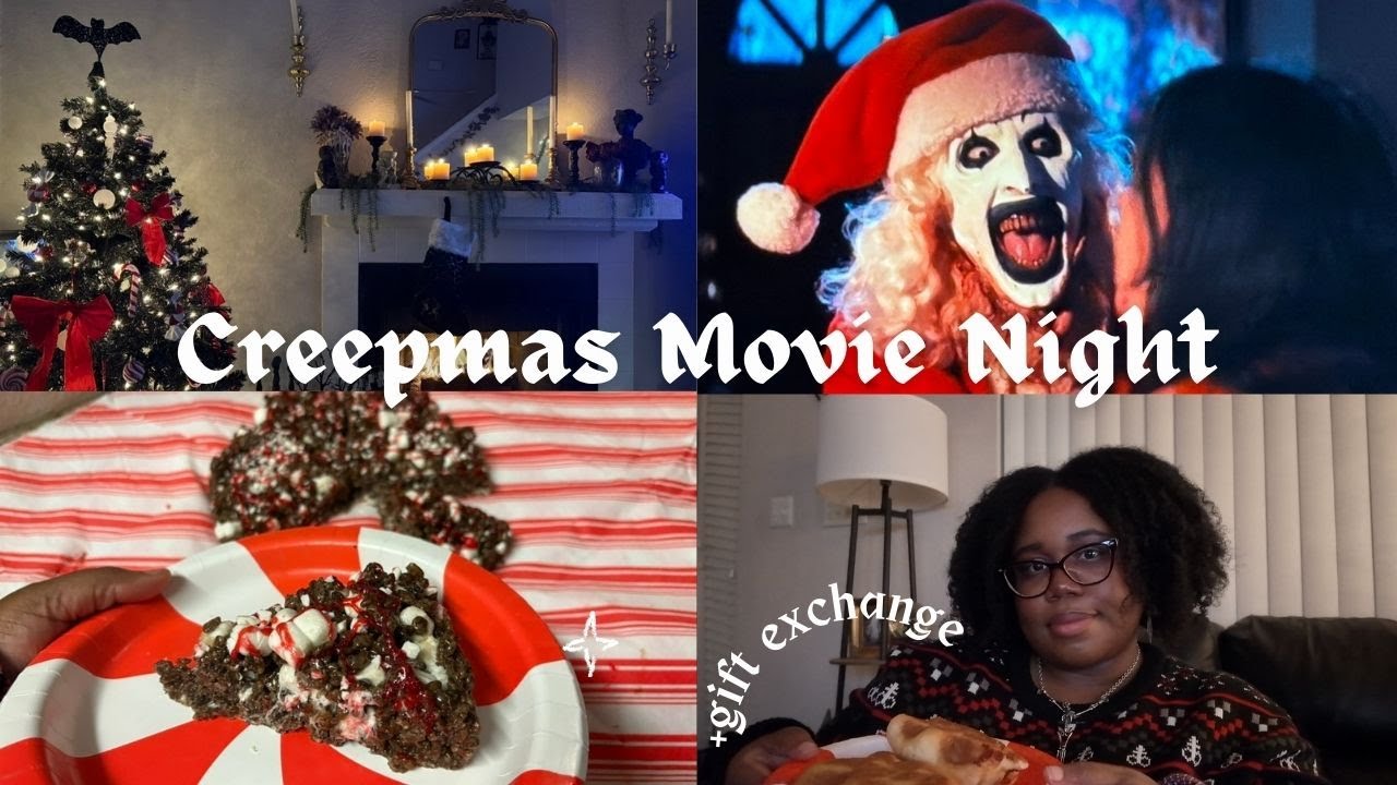 🎄Киноночь в стиле «Крипмас» с RougetheGoth🦇: Обмен подарками + Ужин в стиле «Ужасающего 3»