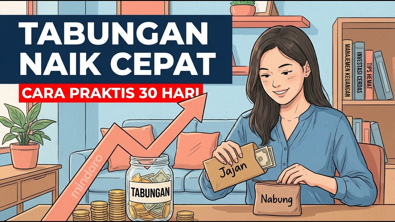 TANTANGAN 30 HARI MENABUNG, TABUNGAN NAIK CEPAT TANPA GADUH, CARA PRAKTIS ANTI BOCOR HALUS