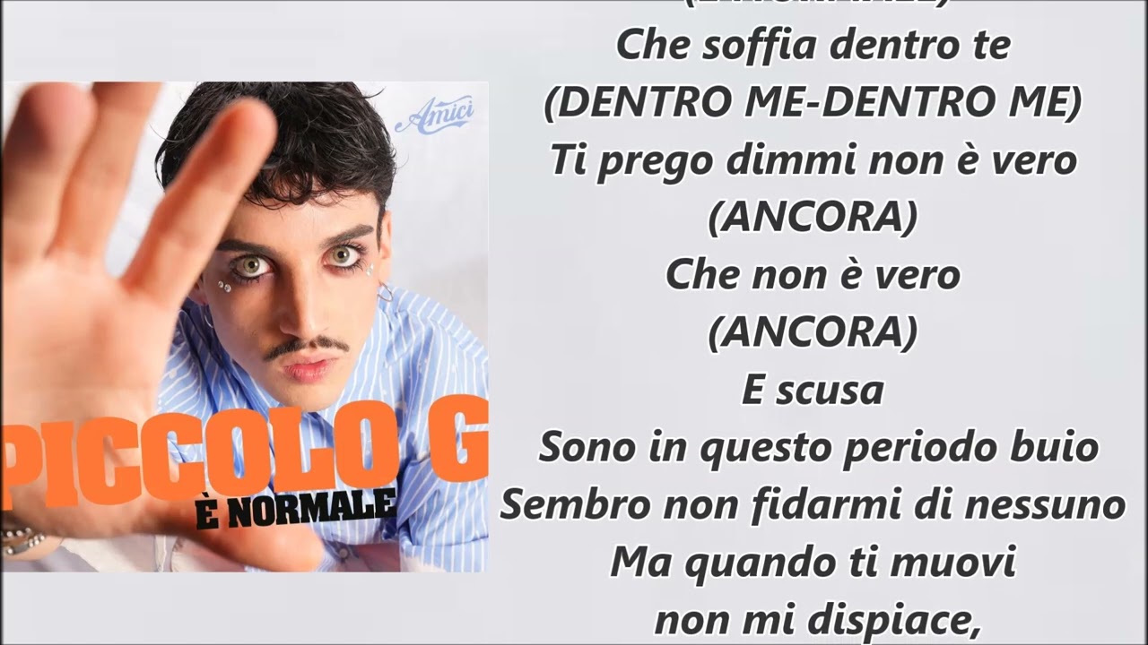 Piccolo G È normale Testo