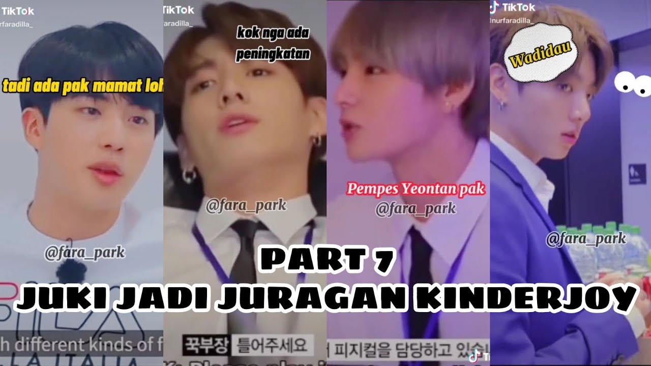 PART 7 DRAMA KELUARGA BANGTAN 😂 JUKI JADI JURAGAN KINDERJOY 🤣